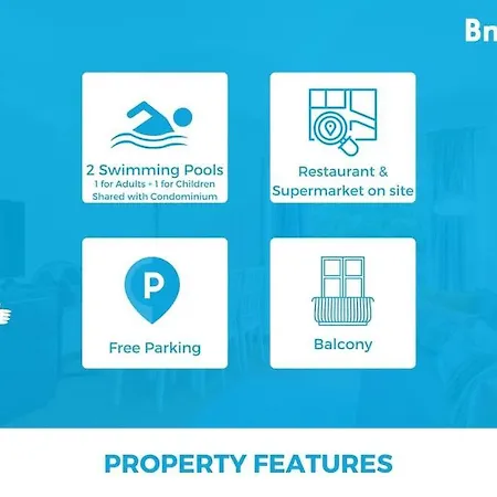 Apartmán 1br With Pool @ Azul *